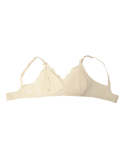 Wireless Maternity Bra Front Push Up to Prevent Sagging Seamless 3D Breathable Comfortable Nursing Bra