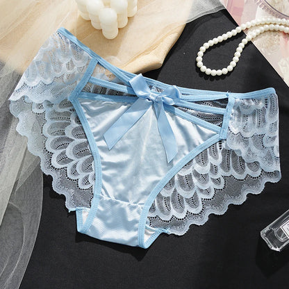 Sexy Lace Panties For Women Butterfly Decoration Girls Lingerie Lady Briefs Panty Female Low Waist Underwear