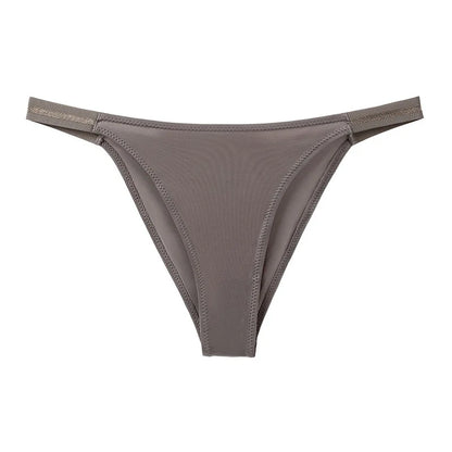 Ice Silk Thongs Women's Panties Luxury Bikini G-String Seamless Underwear Low Waist Briefs Female Underpant Pantys Sexy Lingerie