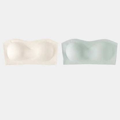 2Pcs/Set Strapless Adhesive Bra Push-Up Non-Slip Small Chest Lightweight Sexy Invisible Lingerie Women Everyday Party Wedding