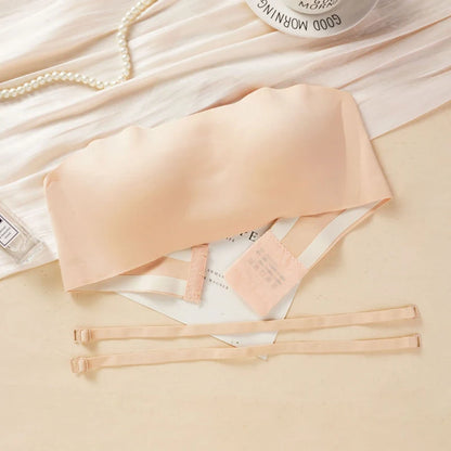 Women Sexy Strapless Bra Push Up Wireless Bras Beauty Back Non Slip Seamless Invisible Bralette Without Straps Ladies Lingerie