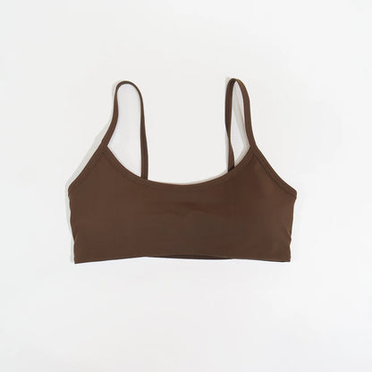 Ctenkevet Backless Sports Bra for Women Sexy Supportive Fitness Yoga Top Gym Running Bra Female Comfortable Sports Top