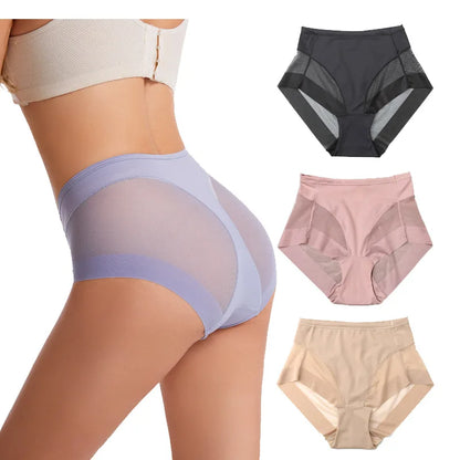 2Pcs/Set Women Tummy Control Panties Butt Lifter High Rise Briefs Shapewear Female Sexy Lingerie Seamless Underwear S-3XL