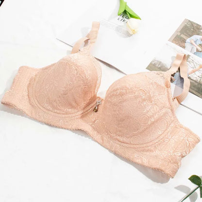 FallSweet Plus Size Push Up Bras for Women Full Coverage Underwire  Bra Sexy Lace Brassiere