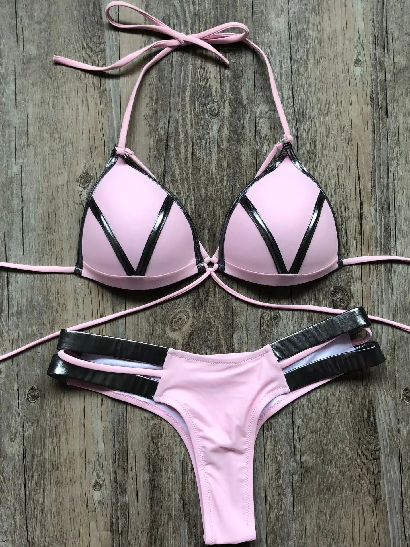 2023 Gold Stamping Women Bikini Set Sexy Padded Women Swimsuit Push Up Bikini Swimwear Summer Beachwear Brazil Bathing Suit