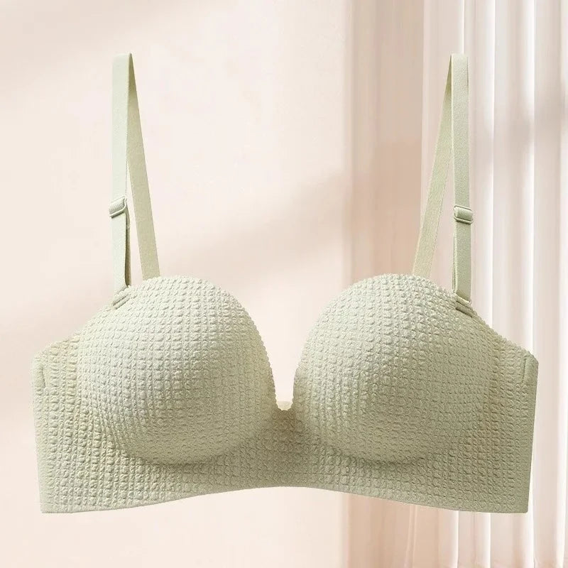 Seamless Bras for Women Invisible Underwear Push Up Bra 3/4 Cup Bralette Cute Comfort Brassiere Nonwire Simple Sexy Lingerie