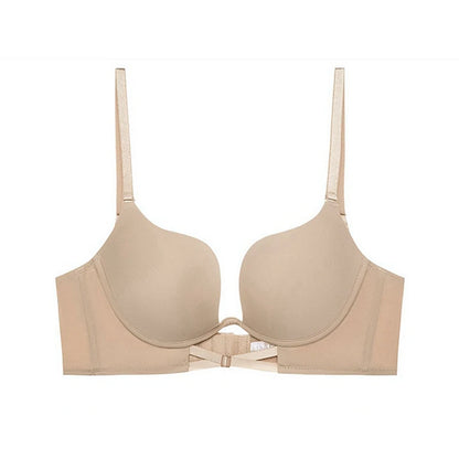 Women Invisible Bra Deep U Plunge Bras Backless Top for Dresses Sexy Lingerie with Transparent Strap Push Up Strapless Underwear