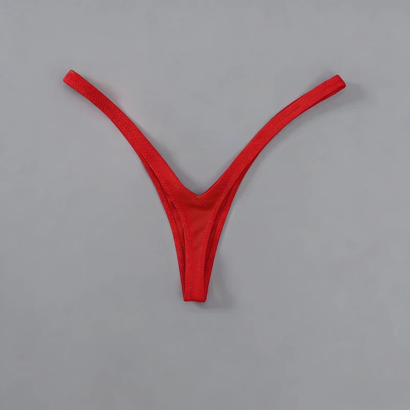 Women New Style Women Secret Clothes Deep V Thong Breathable Sexy Low Waist Brazilian Underwear Soft Thin Straps Women's Panties