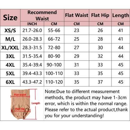 Women High Waist Tummy Control Panties Sexy Panties Shapewear Belly Slimming Underwear Butt Lifter Cincher Briefs Body Shaper