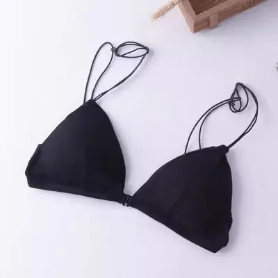Sexy Front Buckle Seamless Bra for Women Style Bralette Deep V Triangle Cup Bralet Underwear Wireless Lingerie Push Up Bras