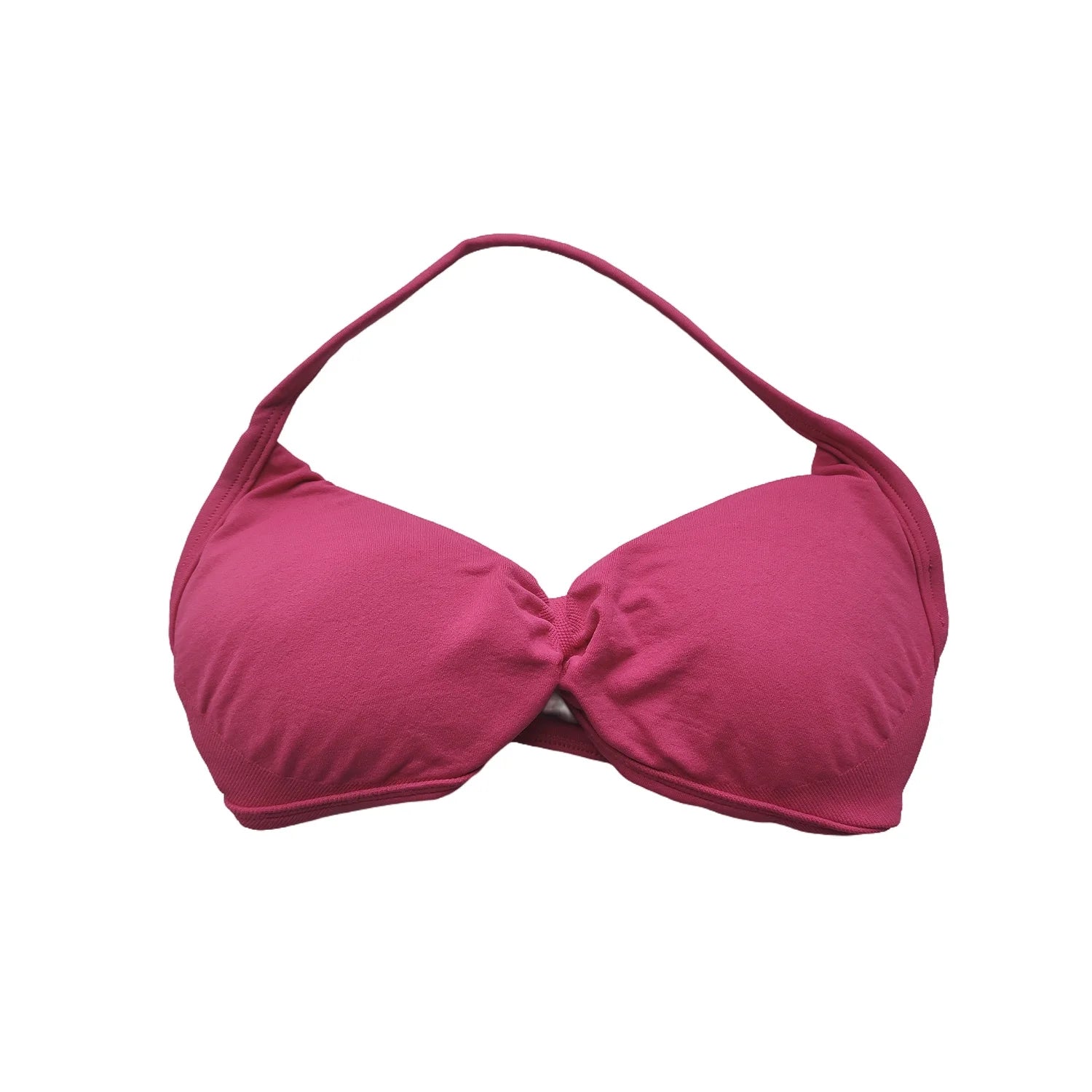 Impact Bra Women's Strappy Backless Halter Sports Bra With Removable Cups Seamless Yoga Gym Workout Activewear Fitness Clothing