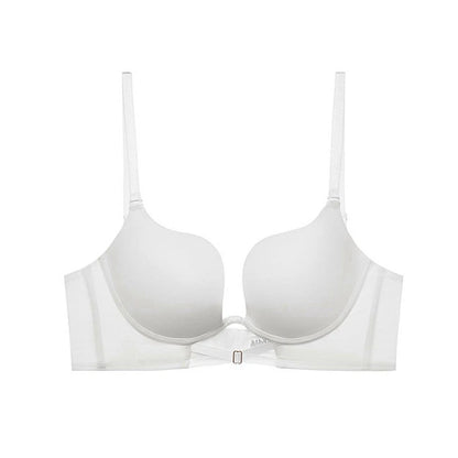 Women Invisible Bra Deep U Plunge Bras Backless Top for Dresses Sexy Lingerie with Transparent Strap Push Up Strapless Underwear