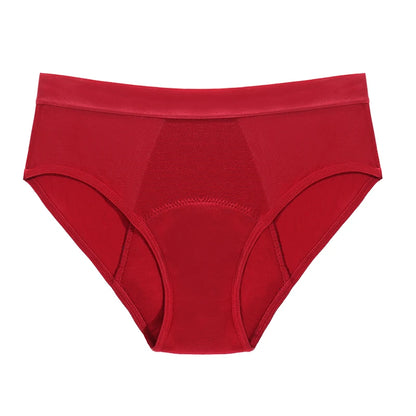 4 Layers Menstrual Panties Leak Proof Bamboo Peirod Underwear for Women Absortent Undies Incontinence Heavy Flow Period Panties