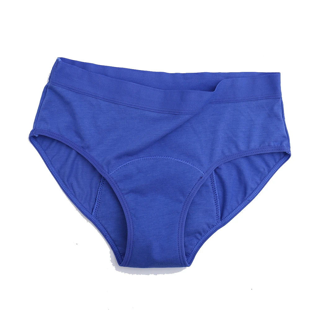 4 Layers Menstrual Panties Leak Proof Bamboo Peirod Underwear for Women Absortent Undies Incontinence Heavy Flow Period Panties