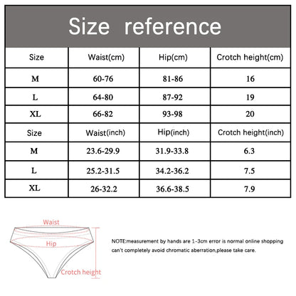 3 Pcs Sexy Lace Panties Seamless Low Waist Ultra-thin Transparent Bow Ladies Briefs Japanese Sweet Girl Panties L-XL