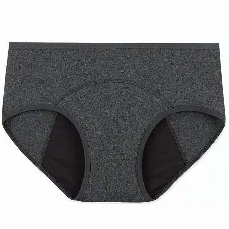 2pcs Woman Menstrual Panties Breathable Large Size Female Cotton Brief Low Waist Physiological Period Underwear Postpartum Panty