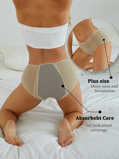 Women's Menstrual Panties Low Waisted 5-layer Physiological Periods Pants Ultra Intimates Female Underwear Breathable Lingerie