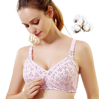 Breastfeeding Maternity Nursing Bras Pure Cotton Breast Feeding Bra Pregnant Women Pregnancy Lactation Lingeries Underwears