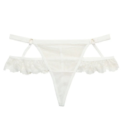 ALLTOOALL Women Sexy Panties Lace Underwear Female Seamless Lingerie Low Waist Transparent Hollow Out G-string Thongs Underpants