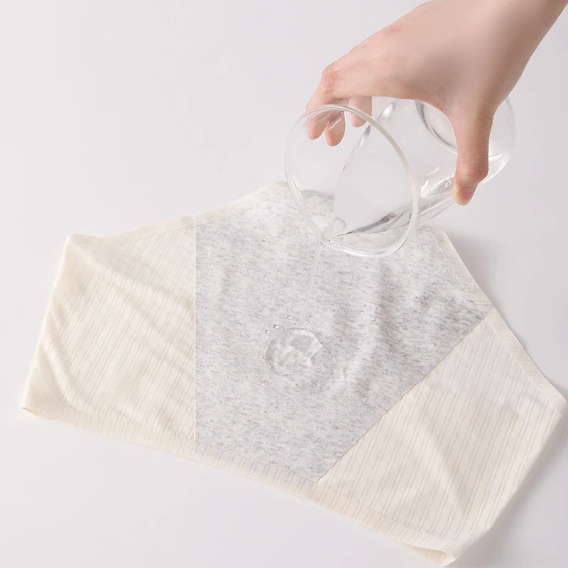 Menstrual Brief Ice Silk Leak Proof Underwear Women Menstruation Panties for Urinary Incontinence Woman Women's Menstrual Shorts
