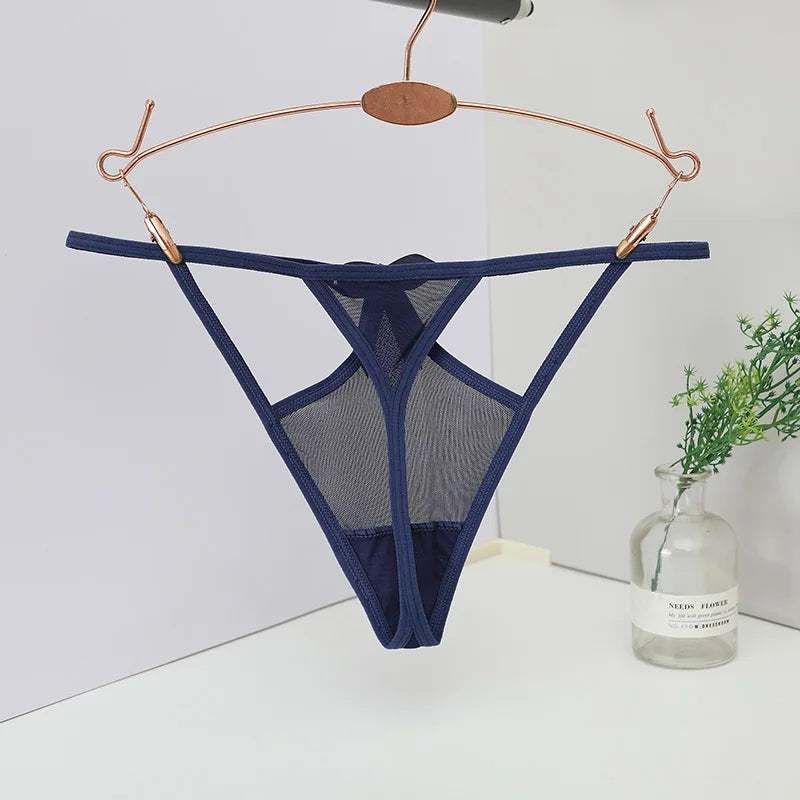 Women's panties Women's Low-Waist Seamless G-String Thong Lace Panties Sexy Cut-Out T-Back Ladies Underwear Lingerie Women's tho