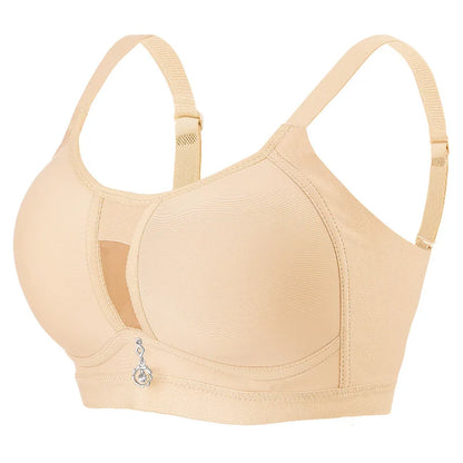 FallSweet Seamless Push Up Bra for Woman Wireless Plus Size Bras with Pendant Women's Intimates No Pads Breathable Brassiere