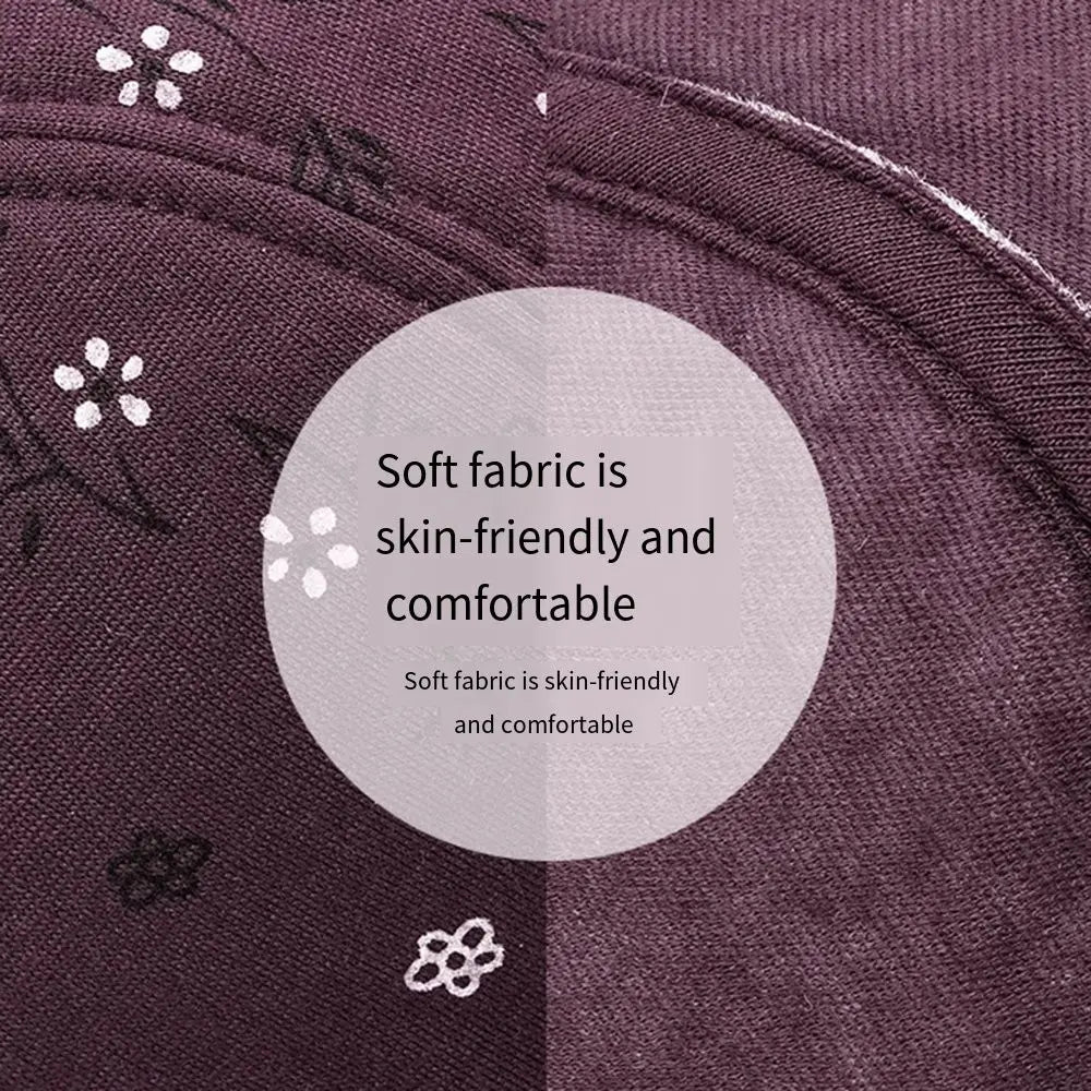 Comfortable Daisy Bras for Older Women Convenient Breathable Front Close Button Cotton Bras Widened Shoulder Straps