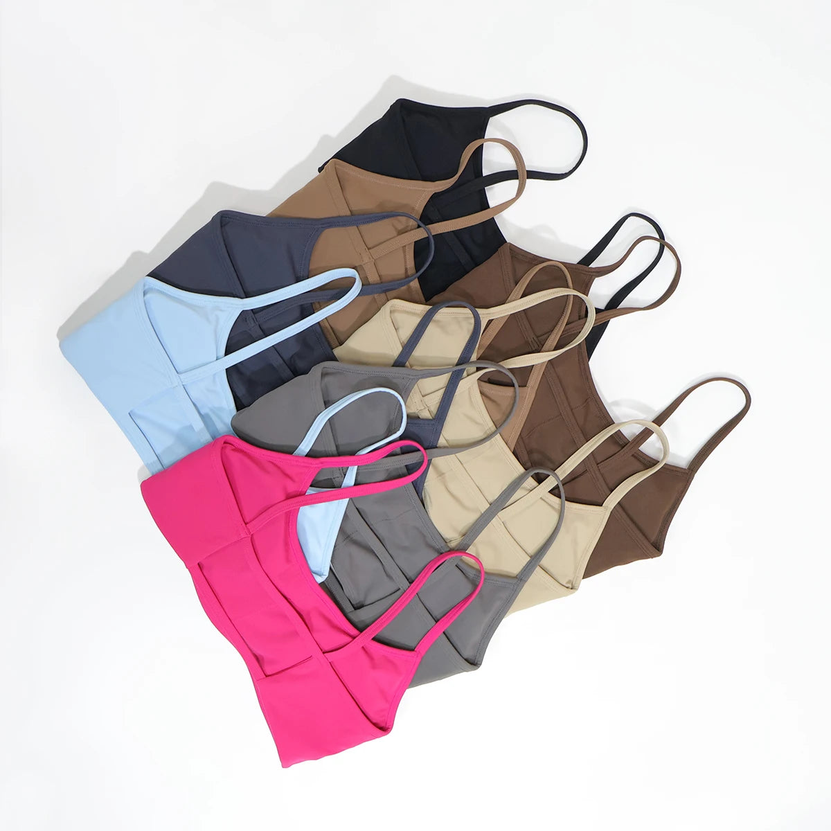Ctenkevet Backless Sports Bra for Women Sexy Supportive Fitness Yoga Top Gym Running Bra Female Comfortable Sports Top
