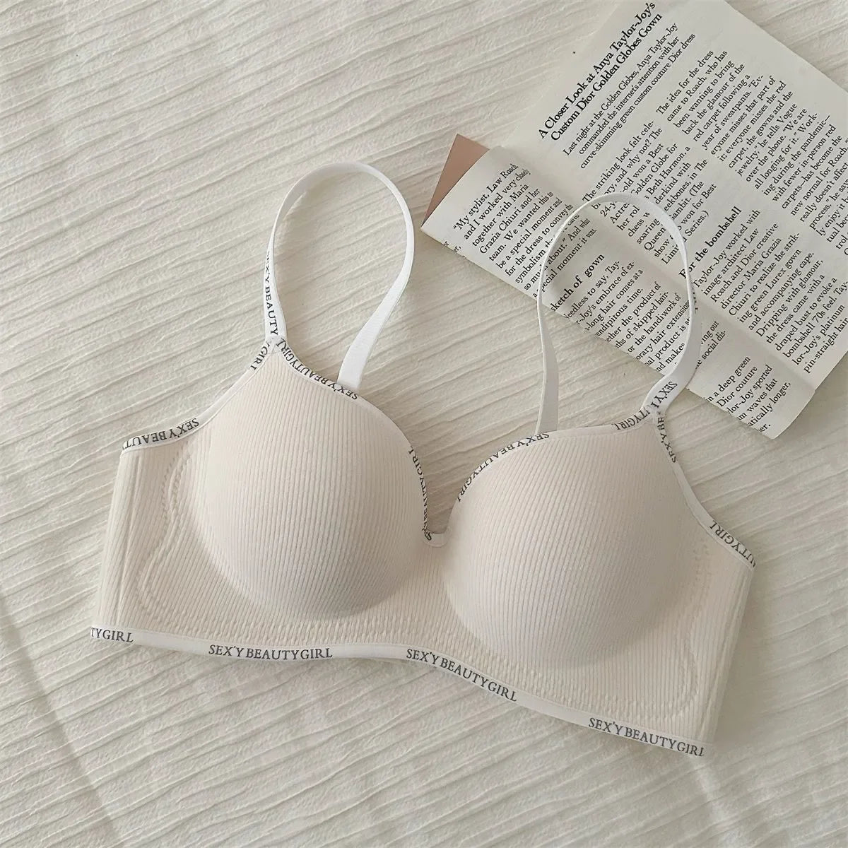 8cm Extreme Push Up Bra for Small Chest AA-A-B Cup Ultra Thick Padding Wireless Bra for Max Lift Deep Plunge Seamless Lingerie