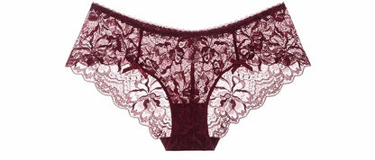 MOYISU Summer Lingerie Set Sheer French Lace Minimiser Bra Briefs Ultra Thin Sexy Women's Underwear Big Bust Sexy Tushy & Panty