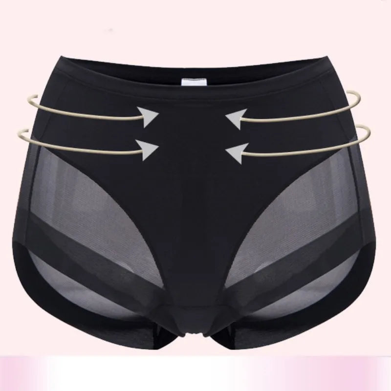 2Pcs/Set Women Tummy Control Panties Butt Lifter High Rise Briefs Shapewear Female Sexy Lingerie Seamless Underwear S-3XL