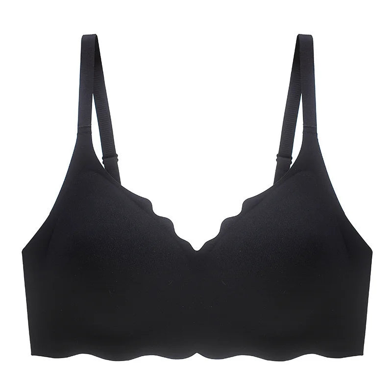 Sexy Seamless Breathable Underwear Women's No Wires Gathering Beautiful Back Sports Breast Reducing Sleeping Bra for Women