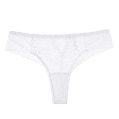 TERMEZY Women Sexy Lace Embroidery Panties Low-waist Underwear Female G String Hollow Out Lingerie Temptation Thong Intimates
