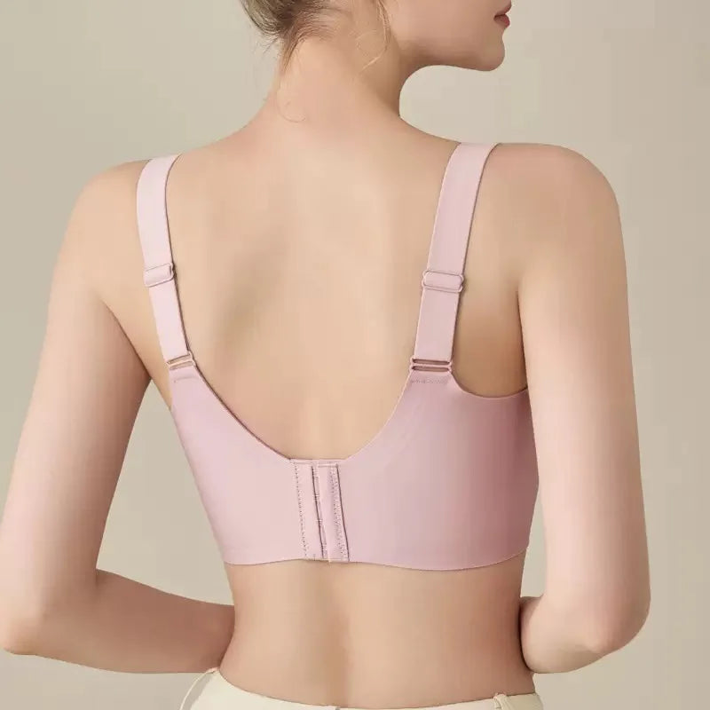 M-5XL Large Breasts And Small Underwear For Women, Full Cup Thin Style, Anti-sagging, Secondary Breasts Traceless Large Size Bra