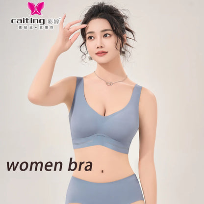 CAITING Seamless Bra Women good quality women underwear  No trace Tops Sexy Wireless Women's Underwear Vest-style push-up bra