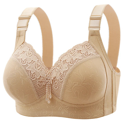 Womens Lace Bras Ultra-Thin Perspective Bralette Deep V Bra Sexy Lingerie Tops Plus Size  Cup Mom's underwear active bra