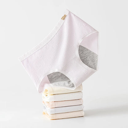 Briefs Panties Women Breathable Leak Proof Incontinence Triangular Panties Set Pack Women's Cotton Briefs Period Underwear Lady