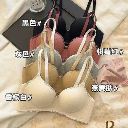 8cm Extreme Push Up Bra for Small Chest AA-A-B Cup Ultra Thick Padding Wireless Bra for Max Lift Deep Plunge Seamless Lingerie