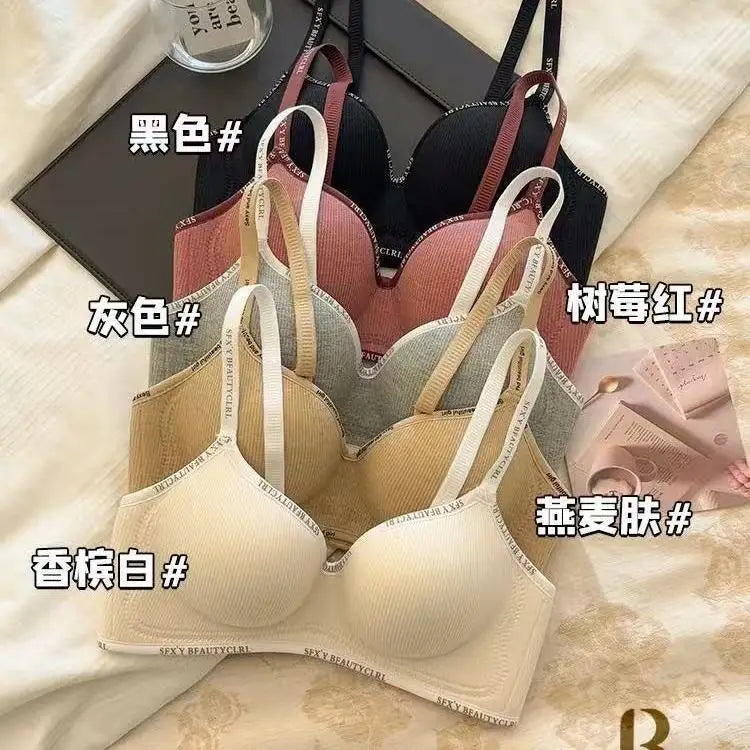 8cm Extreme Push Up Bra for Small Chest AA-A-B Cup Ultra Thick Padding Wireless Bra for Max Lift Deep Plunge Seamless Lingerie
