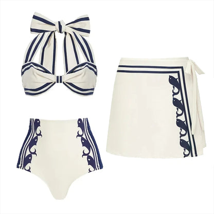 2025 High Quality One Piece Swimsuit Floral Ruffle Printed Push Up Women Bikini Set Swimwear Slimming Bathing Suit Beach Wear