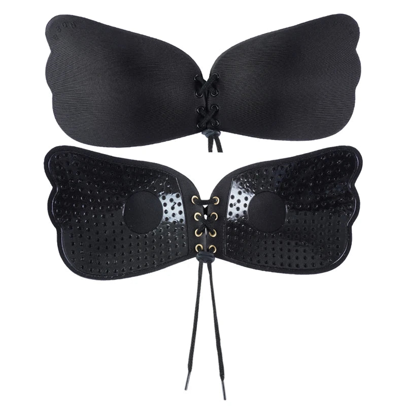 Large Size Strapless Bra Adhesive Sticky Push Up Bras For Women Rabbit Brassiere Lingerie Invisible Women Hot