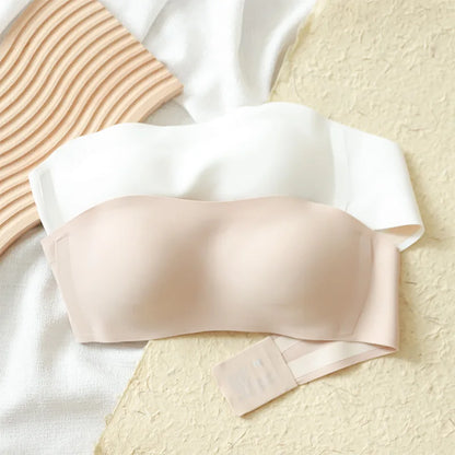 Women Sexy Strapless Bra Push Up Wireless Bras Tube Top Anti-Slip Seamless Invisible Bralette Without Straps Ladies Lingerie