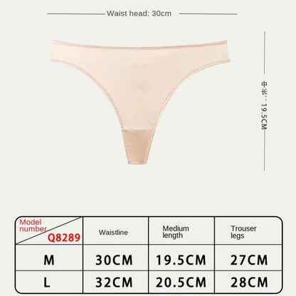 Ice Silk Panties Women Lingerie Underwear Low Waist Seamless Quick-drying Skin-friendly Breathable Briefs Women Intimates  Brief