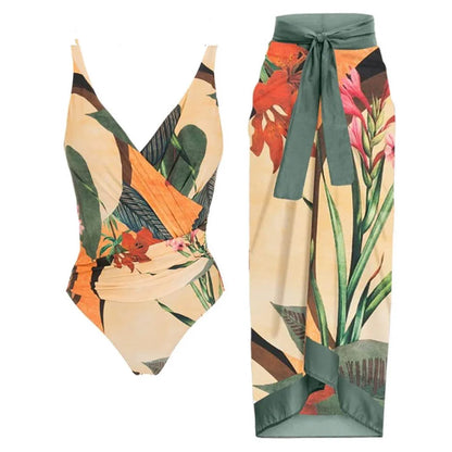 2023 Sexy Fashion One Piece Swimsuit Solid 3D Flower Summer Women Swimwear Beachwear Summer Luxury Monokini Bathing Suit