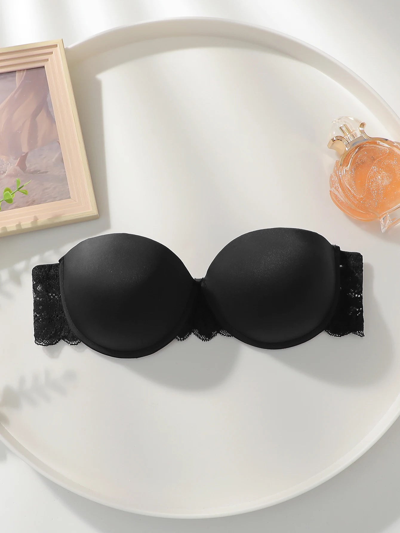 Sexy Lingerie with steel ring and top support sexy lace bra strapless brassiere women's underwear push up bra L2963