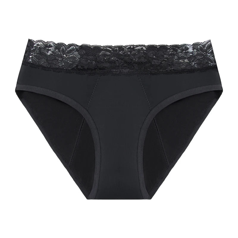 Detachable Women Menstrual Panties 4-Layer Leak Proof Period Underwear Absorbent Breathable Briefs New Fashion Lingerie Dropship
